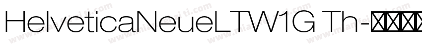 HelveticaNeueLTW1G Th字体转换